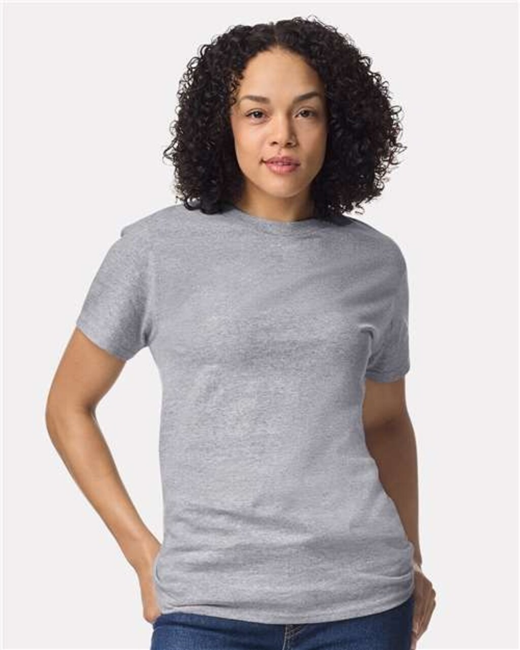 Gildan Ultra Cotton Short Sleeve Crewneck T-Shirt 6 oz 100% US Cotton Classic Fit Blank Tee for Cricut